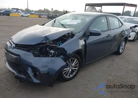 2015 Toyota Corolla Le Plus from USA, damaged, VIN 2T1BURHE8FC267922